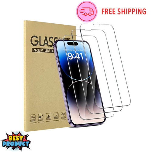 3pcs clear tempered glass - clear,