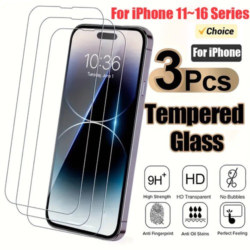 Tempered glass screen - 3x,