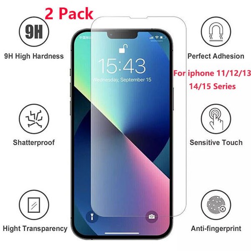 Tempered glass screen - 2x,