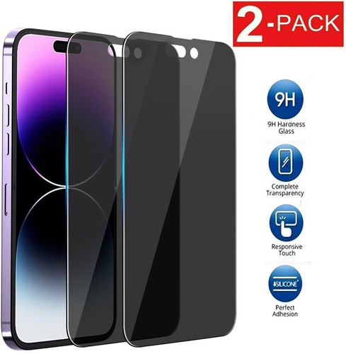 Privacy tempered glass - 2x,
