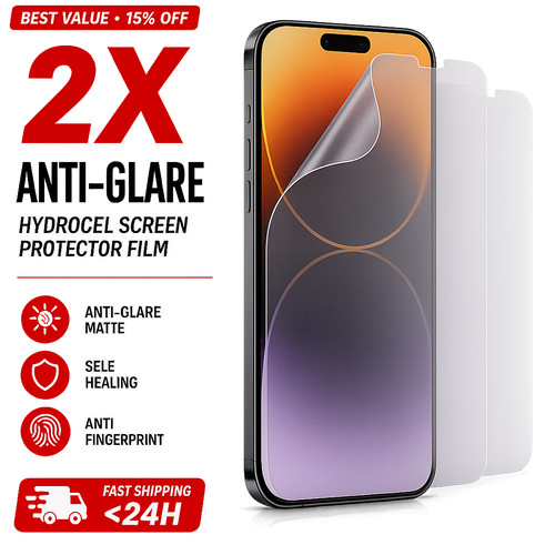 Anti glare matte - anti-glare, hydrogel